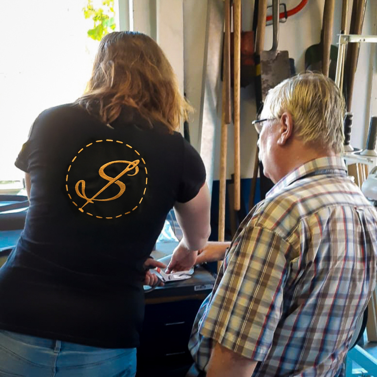 Sabrina en Martien - Stoffeerderij Sabrina