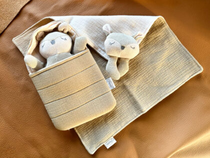 Tutdoekje en knuffel Vos beige crème